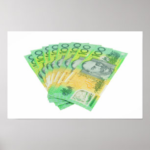 australisches Geld Poster