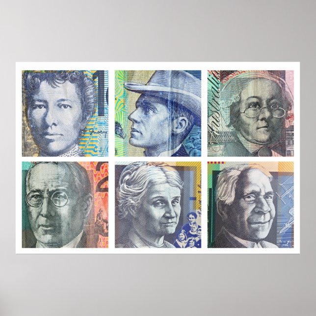 Australisches Geld Poster (Vorne)
