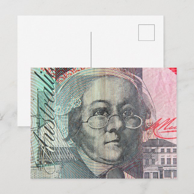 Australisches Geld Postkarte (Vorne/Hinten)