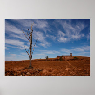 Australisches Hinterlandflinders-Strecken-Plakat Poster