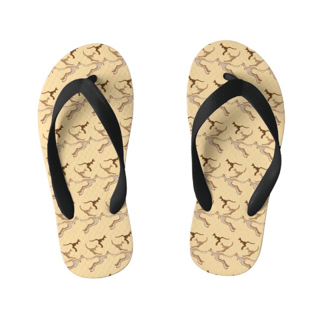 Australisches Känguru Kinderbadesandalen (Fußbett)