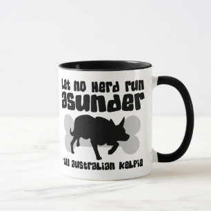 Australisches Kelpie-In Herden leben Tasse