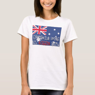 Australisches Mädchen T-Shirt