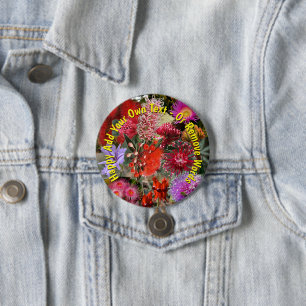 Australisches Native Wild Blume Kleines Abzeichen Button