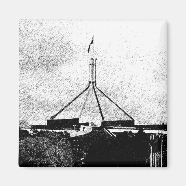 Australisches Parlament - Canberra Magnet (Vorne)