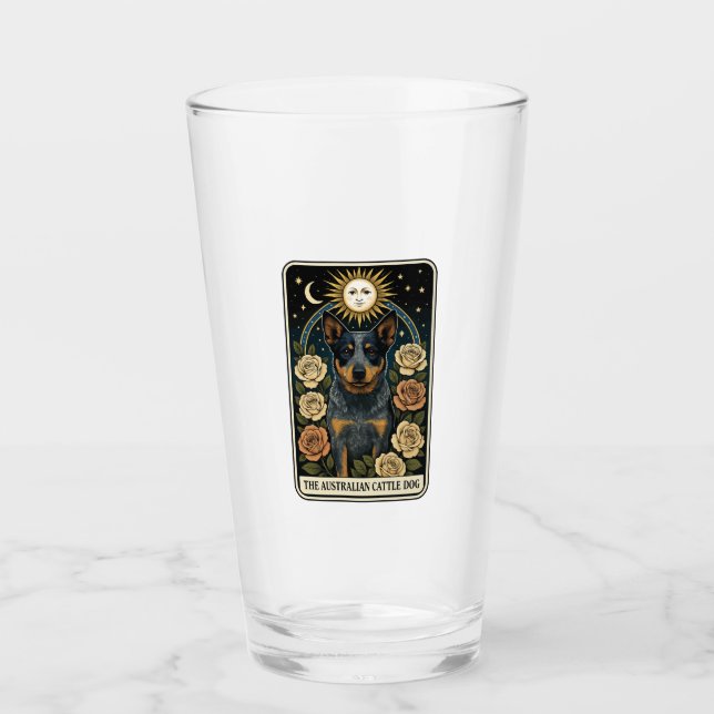 Australisches Rindvieh Glas (Vorderseite)
