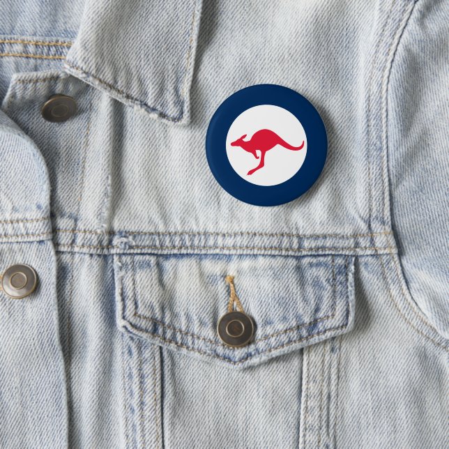 Australisches Symbol für die Nationalflagge Militä Button (Beispiel)