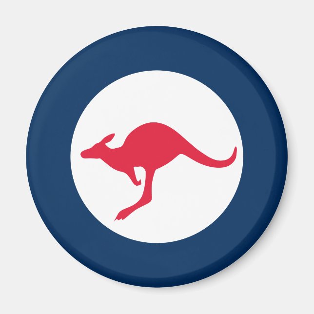 Australisches Symbol für die Nationalflagge Militä Magnet (Vorne)