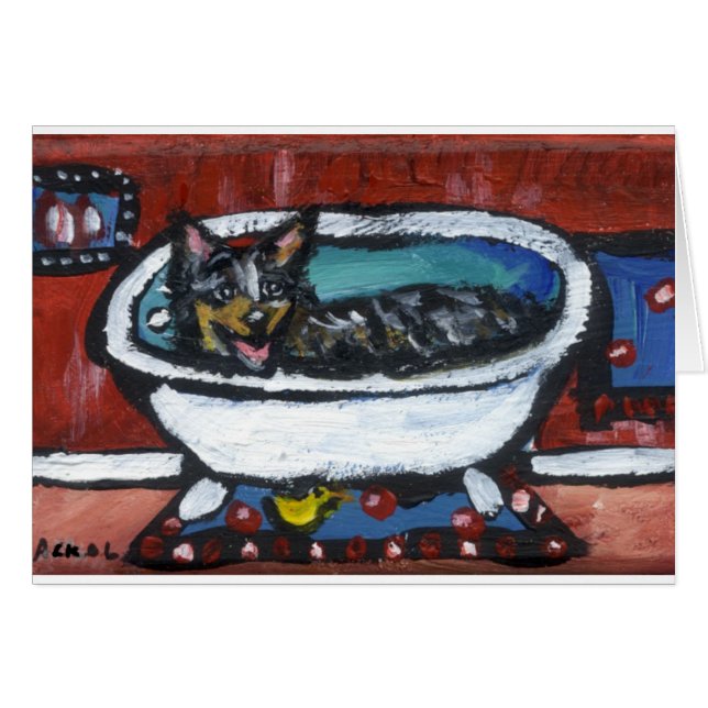 Australisches Vieh-Hundebad (Vorderseite (Horizontal))