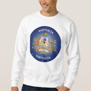 Australisches Wappen Kreisform Sweatshirt