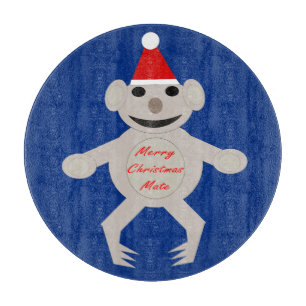 Australisches Weihnachtsbauernhaus Koala Schneidebrett