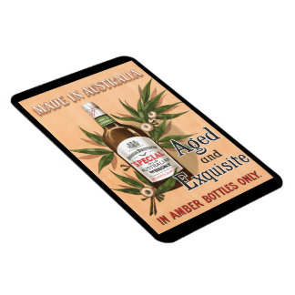 Australisches Whisky-Vintages Werbeplakat Magnet
