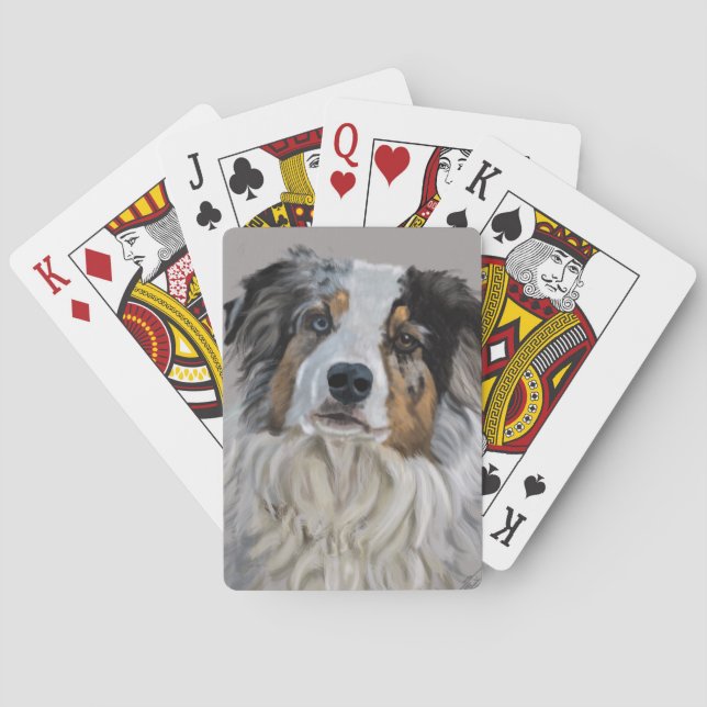 Australschäfer Spielkarten (Rückseite)