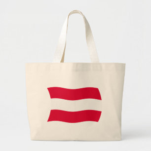 Austria Flag Tote Bag Jumbo Stoffbeutel