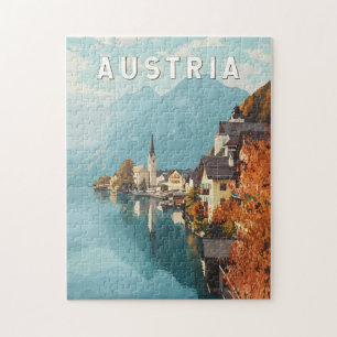 Austria Travel Art Vintag