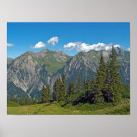 Austrian Alps In Summer