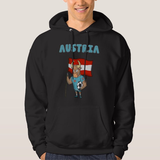 Austrian Bull Austrian Fans Hoodie (Vorderseite)