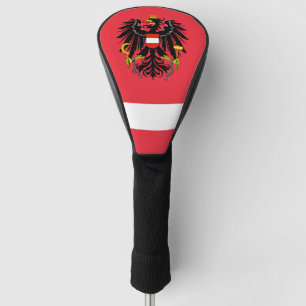 Austrian Flag & Golf Austria Sport Covers / Clubs Headcover