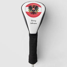 Austrian Flag & Mit Monogramm Golf Clubs Covers Headcover