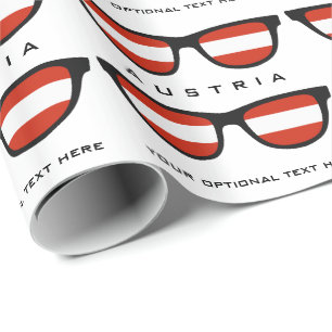 Austrian Shades Sondertext & Farbe Geschenkpackung Geschenkpapier