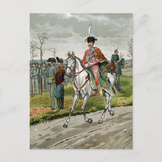 Austro Ungarisches Reich Militär Postkarte (Vorderseite)