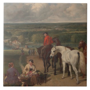 Ausübung der Königspferde (Equine Art) Fliese