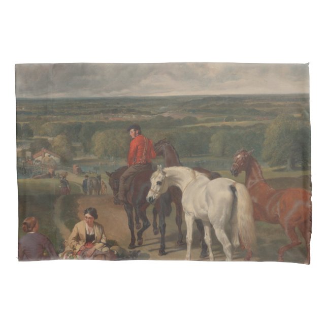 Ausübung der Königspferde (Equine Art) Kissenbezug (Vorderseite-Links)