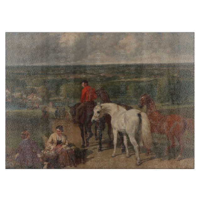 Ausübung der Königspferde (Equine Art) Schneidebrett (Vorderseite)