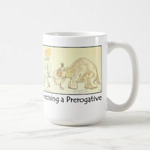 Ausübung einer Vorrecht-Tasse Kaffeetasse