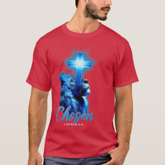 Auswahl 1 Peter 2 9 Bibelschrift Zitat Christlich T-Shirt