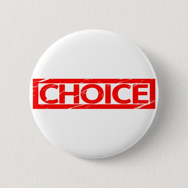 Auswahl-Briefmarke Button (Vorderseite)