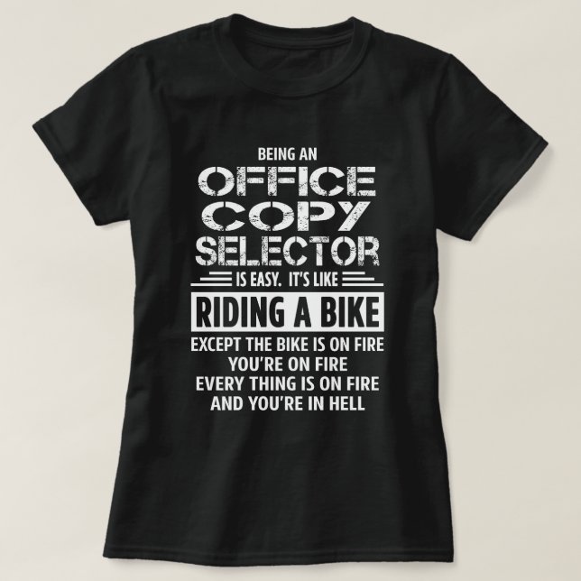 Auswahl der Office-Kopie T-Shirt (Design vorne)