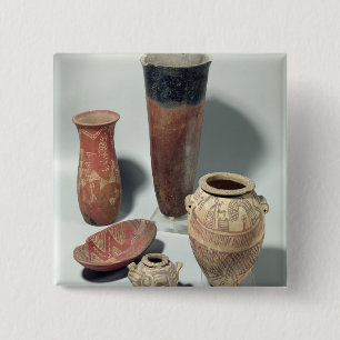 Auswahl der Vasen, Naqada I/II Zeitraum, 4000-3100 Button