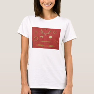 Auswahl des Schmucks, Harappa, 2300-1750 BC T-Shirt