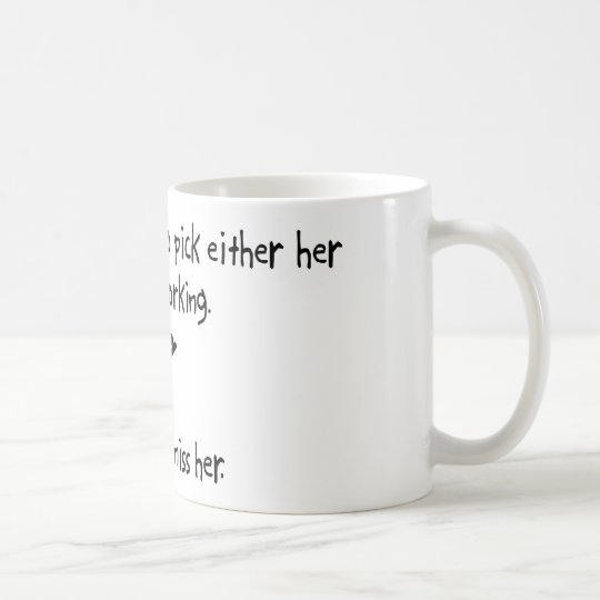 Auswahl-Ehefrau oder Holzbearbeitung Kaffeetasse