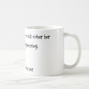 Auswahl-Freundin oder Luftfahrttechnik Kaffeetasse