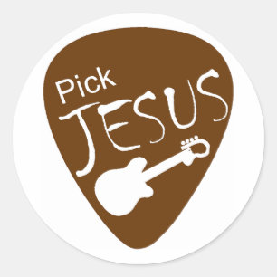 Auswahl-Jesus-Aufkleber Runder Aufkleber