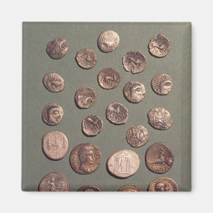Auswahl keltisch und römische Münzen gefunden Magnet