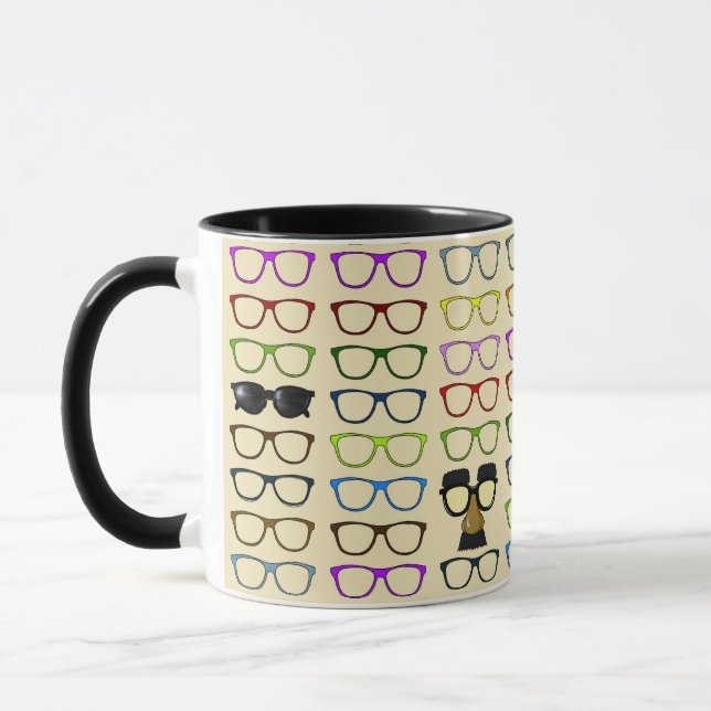 Auswahl - Muster der Whimsikbrille Tasse (Links)