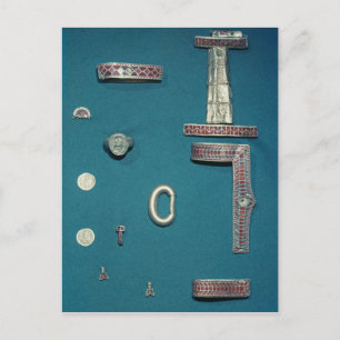 Auswahl von Schmuck Postkarte