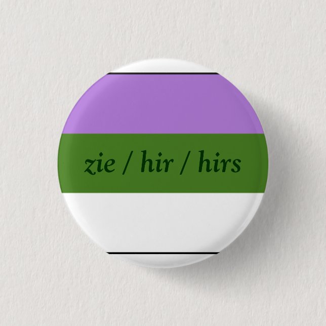 Auswahl-YER-Pronomenknöpfe Button (Vorderseite)