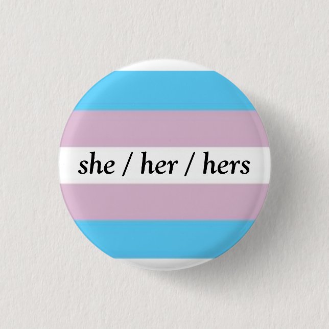 Auswahl-YER-Pronomenknöpfe Button (Vorderseite)