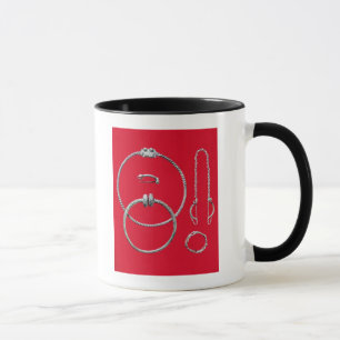 Auswahlschmuck, einschließlich Brosche Tasse