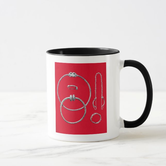 Auswahlschmuck, einschließlich Brosche Tasse (Rechts)
