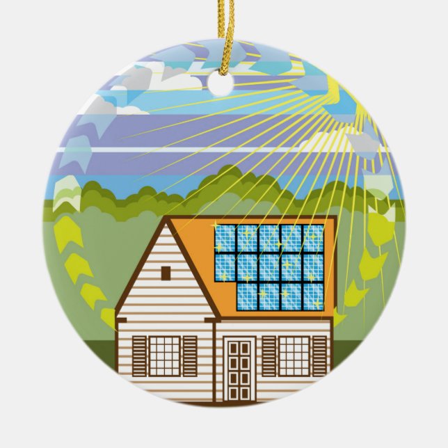 Auswechselbare Energie-SolarÖko leistungsfähig Keramikornament (Vorne)