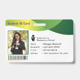 Ausweis Badge Moderne Geschäftsfoto Student
