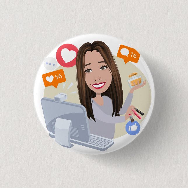 Ausweis Button (Vorderseite)