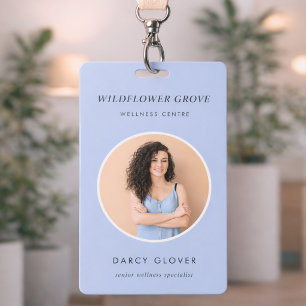 Ausweis Foto ID   Namensschildkarte für Wellness-M