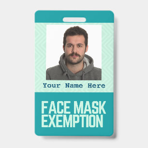 Ausweis zur Befreiung von Gesichtsmasken