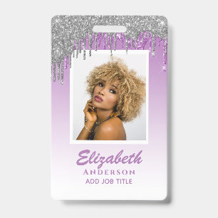 AUSWEISFOTO - Mitarbeiter VIP Ausweis Girly Glitte